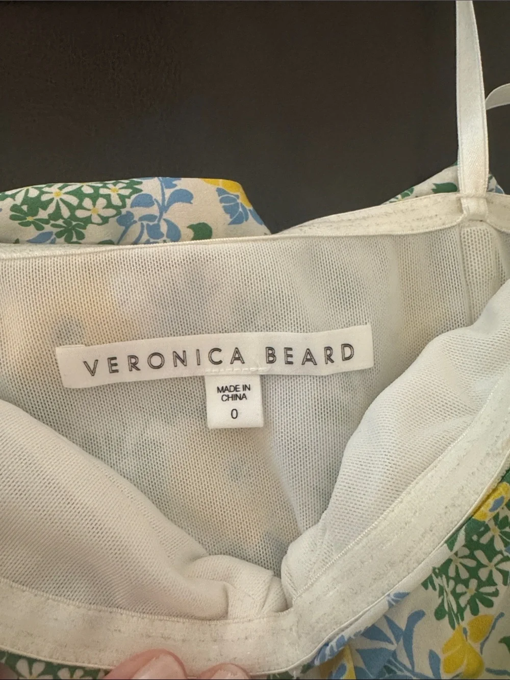 Veronica Beard Floral Strapless Dress